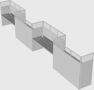Rectangular cubicles