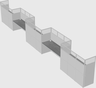 Rectangular cubicles
