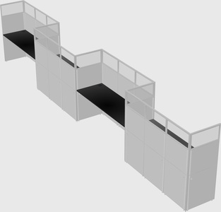 Rectangular cubicles