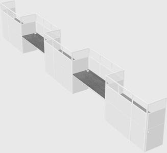 Rectangular cubicles
