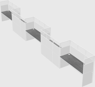 Rectangular cubicles