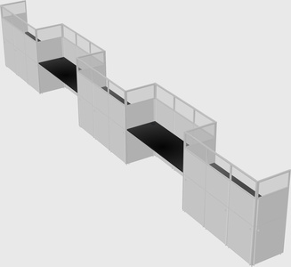 Rectangular cubicles