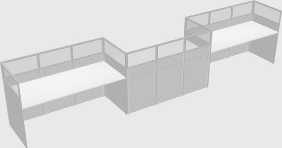 Rectangular cubicles