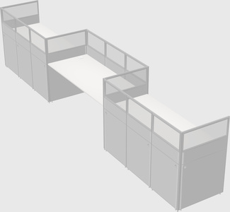 Rectangular cubicles