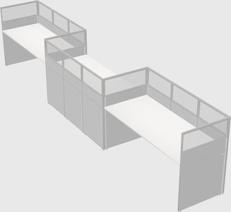 Rectangular cubicles