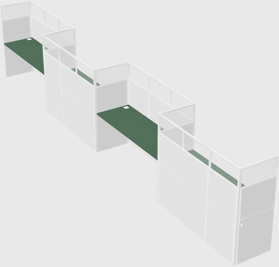 Rectangular cubicles