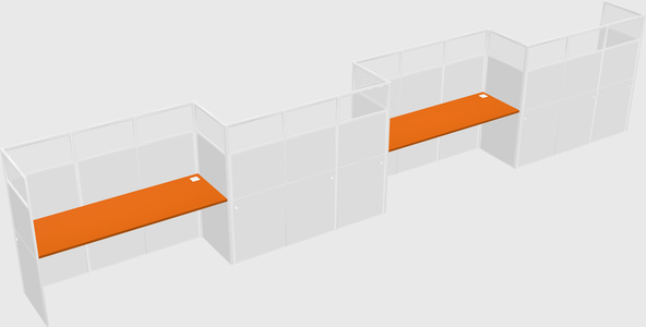 Rectangular cubicles