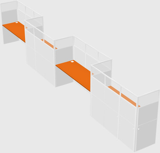 Rectangular cubicles