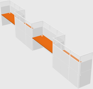 Rectangular cubicles