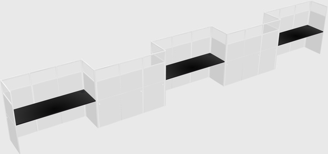 Rectangular cubicles