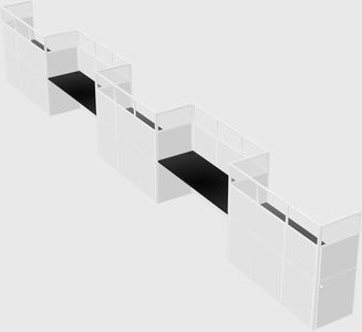 Rectangular cubicles