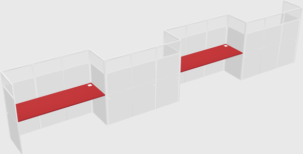Rectangular cubicles