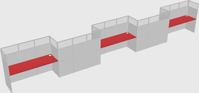 Rectangular cubicles