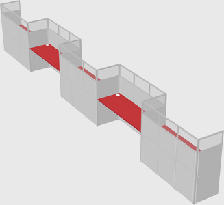 Rectangular cubicles