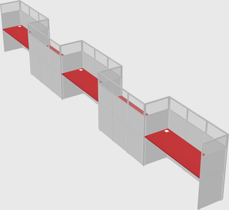 Rectangular cubicles