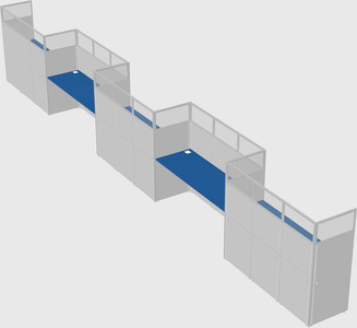 Rectangular cubicles