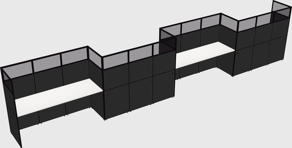 Rectangular cubicles