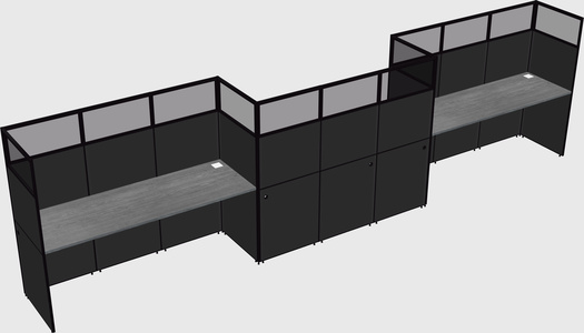 Rectangular cubicles