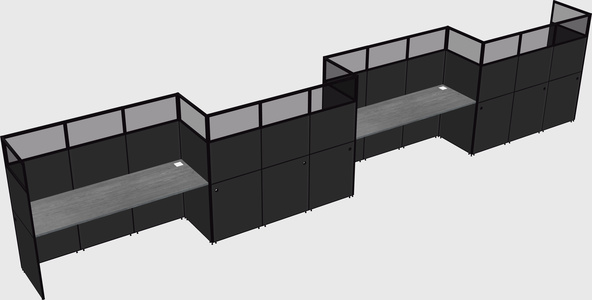 Cabines rectangulaires