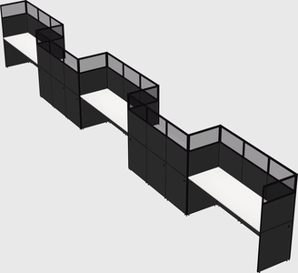 Rectangular cubicles