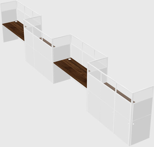 Rectangular cubicles