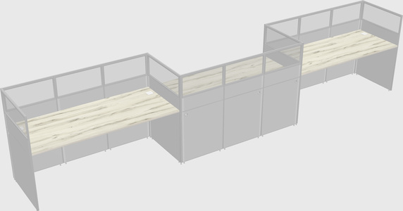 Rectangular cubicles