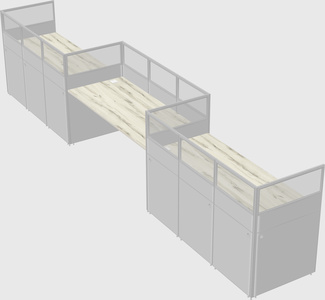 Rectangular cubicles