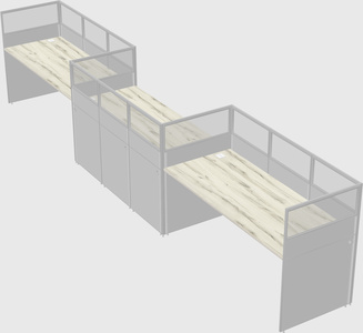 Rectangular cubicles