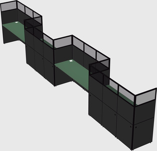 Rectangular cubicles