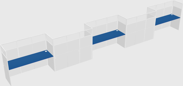 Rectangular cubicles