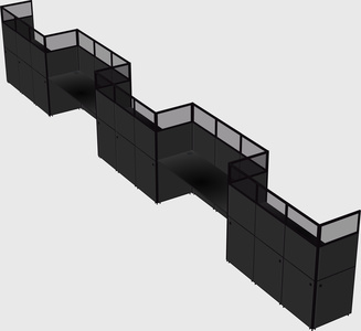 Rectangular cubicles