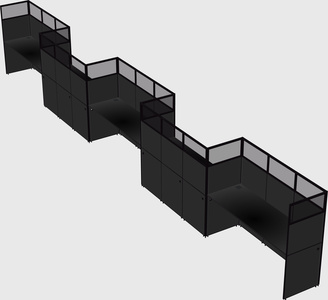 Rectangular cubicles