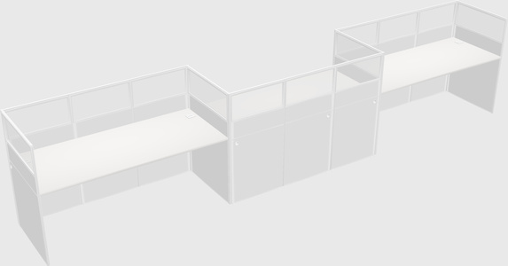 Rectangular cubicles