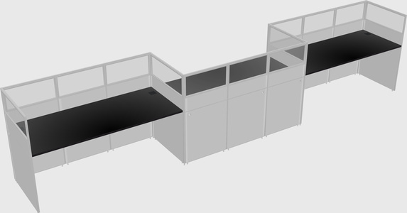Rectangular cubicles