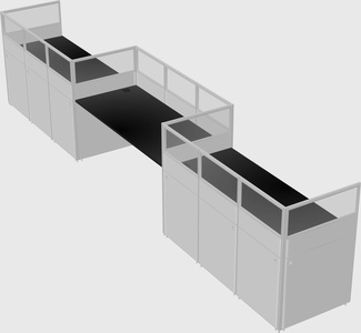 Rectangular cubicles