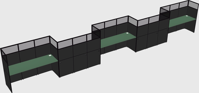 Rectangular cubicles