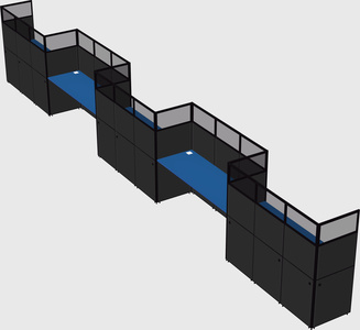 Rectangular cubicles