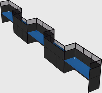 Rectangular cubicles