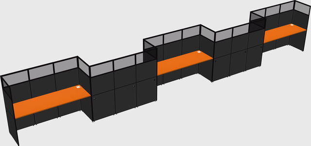 Rectangular cubicles