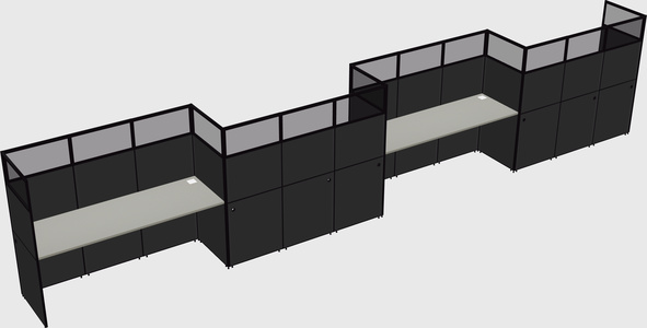 Rectangular cubicles