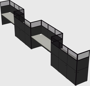Rectangular cubicles