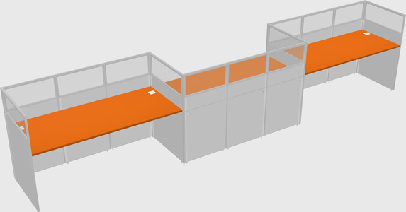 Rectangular cubicles