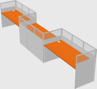 Rectangular cubicles