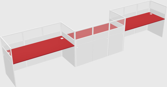Rectangular cubicles