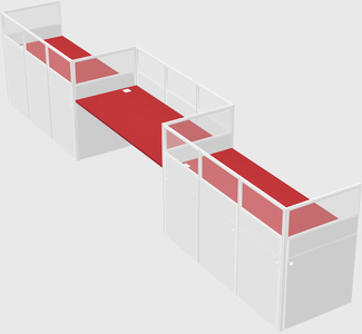 Rectangular cubicles