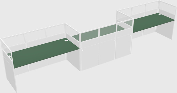 Rectangular cubicles
