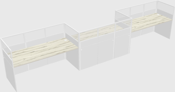 Cabines rectangulaires