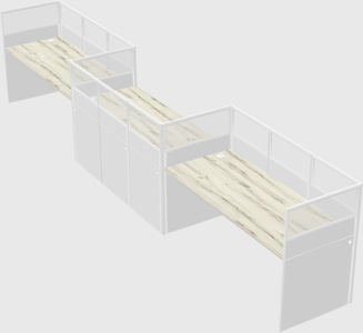 Rectangular cubicles