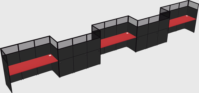Rectangular cubicles