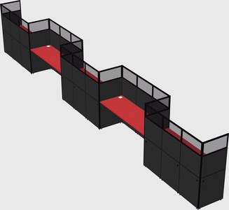 Rectangular cubicles
